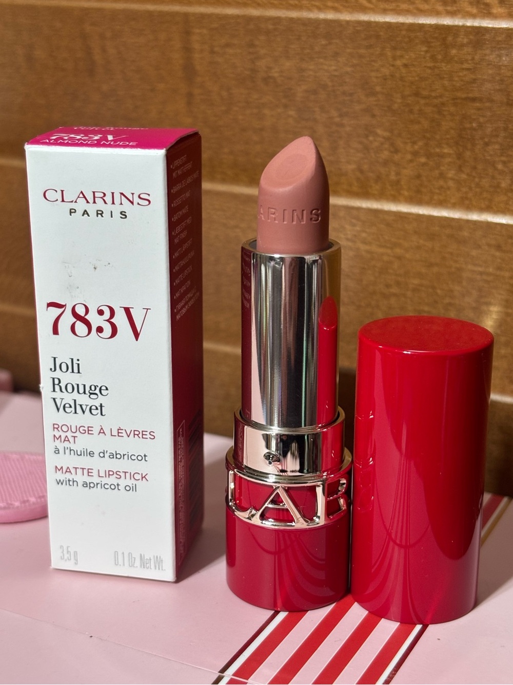 Clarins Joli Rouge Velvet Matte Moisturizing Lipstick - Picture 4 of 7